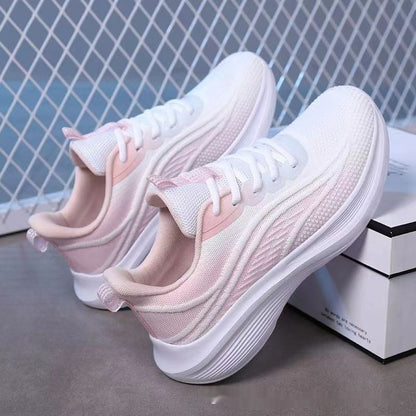 Womens Light Mesh Breathable  Anti-skid Sneakers | Shock Absorption Soft Bottom Running Shoes