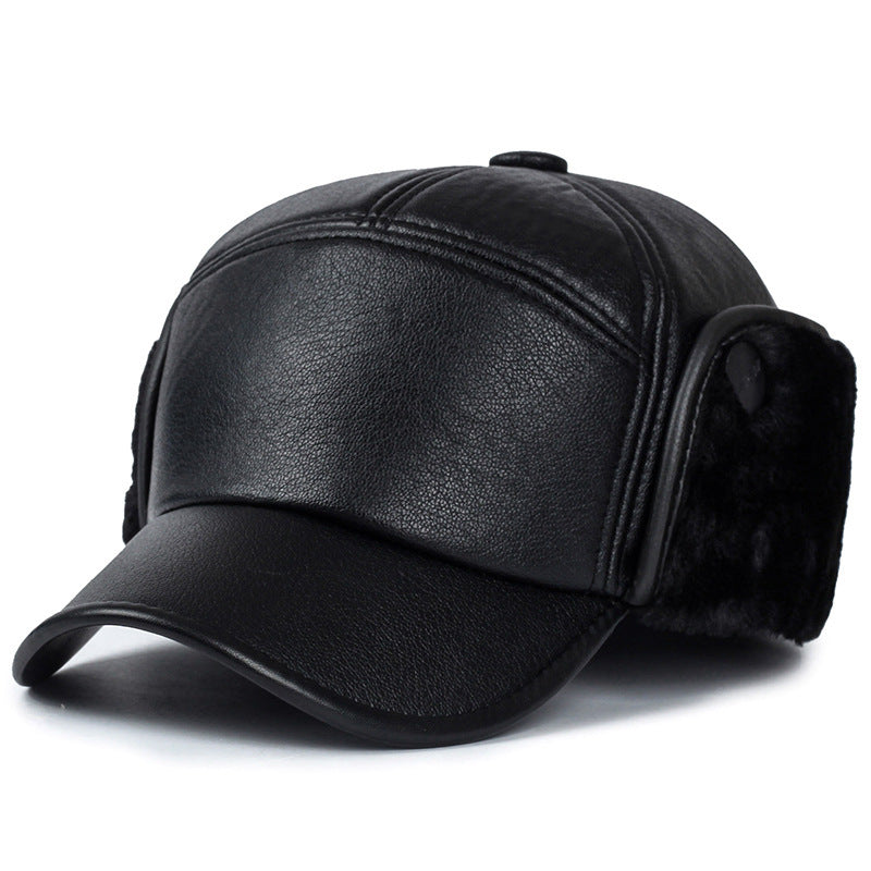 Men's Middle Age Vintage Leather Baseball Cap Classic Autumn Style - LAKD London