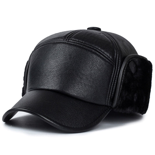 Men's Middle Age Vintage Leather Baseball Cap Classic Autumn Style - LAKD London