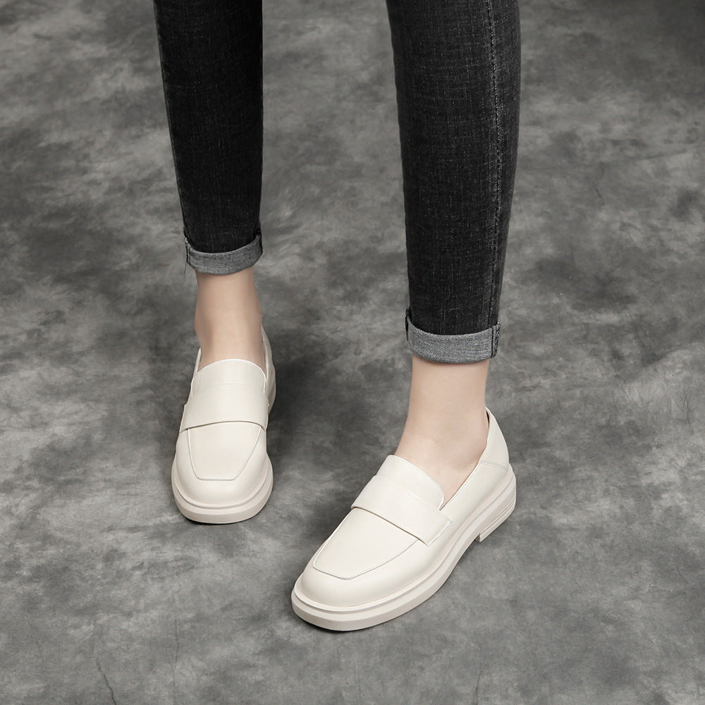 Womens Elegant British leather loafers | Comfortable Cowhide leather Shoes - LAKD London