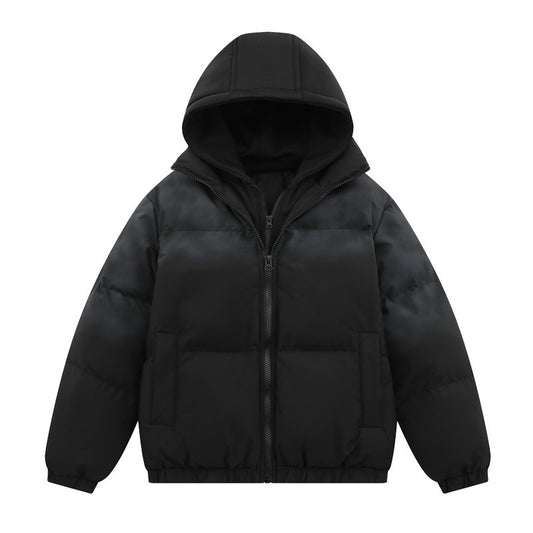 Men's Casual Gradient Thick Puffer Jacket Winter Streetwear - LAKD London