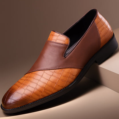Men's British Leather Dress Shoes Tassel Business Breathable Style Formal - LAKD London