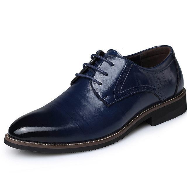 Men's Luxury Oxford Style Leather Dress Shoes Formal Events - LAKD London