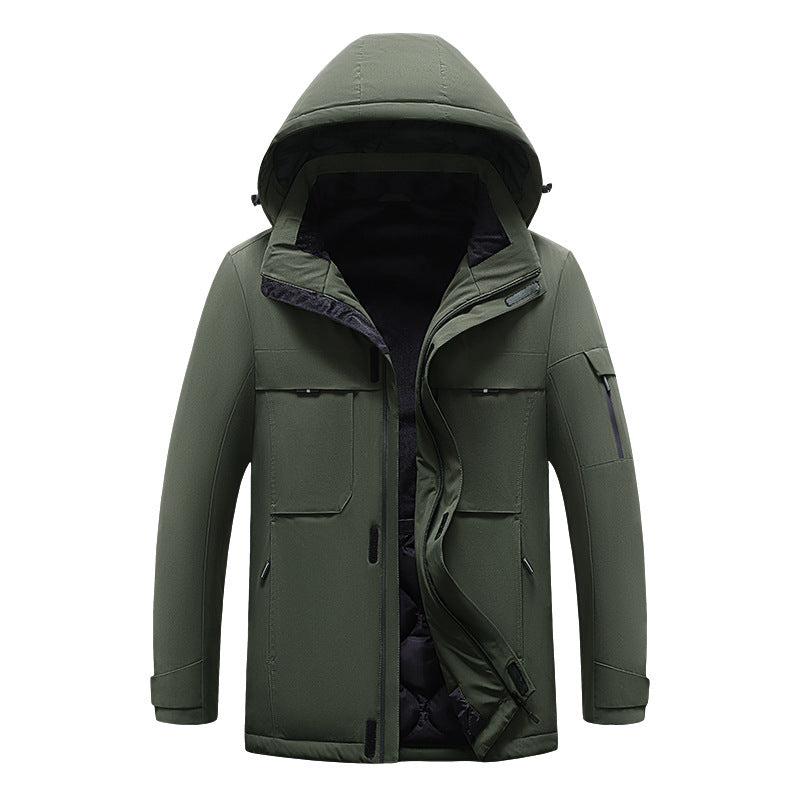 Unisex Heated Padding Jacket with Intelligent Thermal Charging Technology