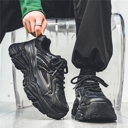 Men's Chunky Platform Sneakers Height Increasing Casual Trainers - LAKD London