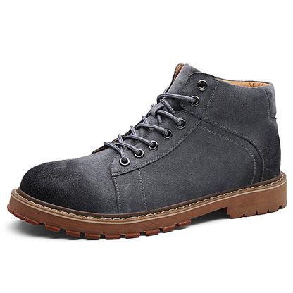 Men's Premium Genuine Cowhide Leather Martin Work Boots - LAKD London