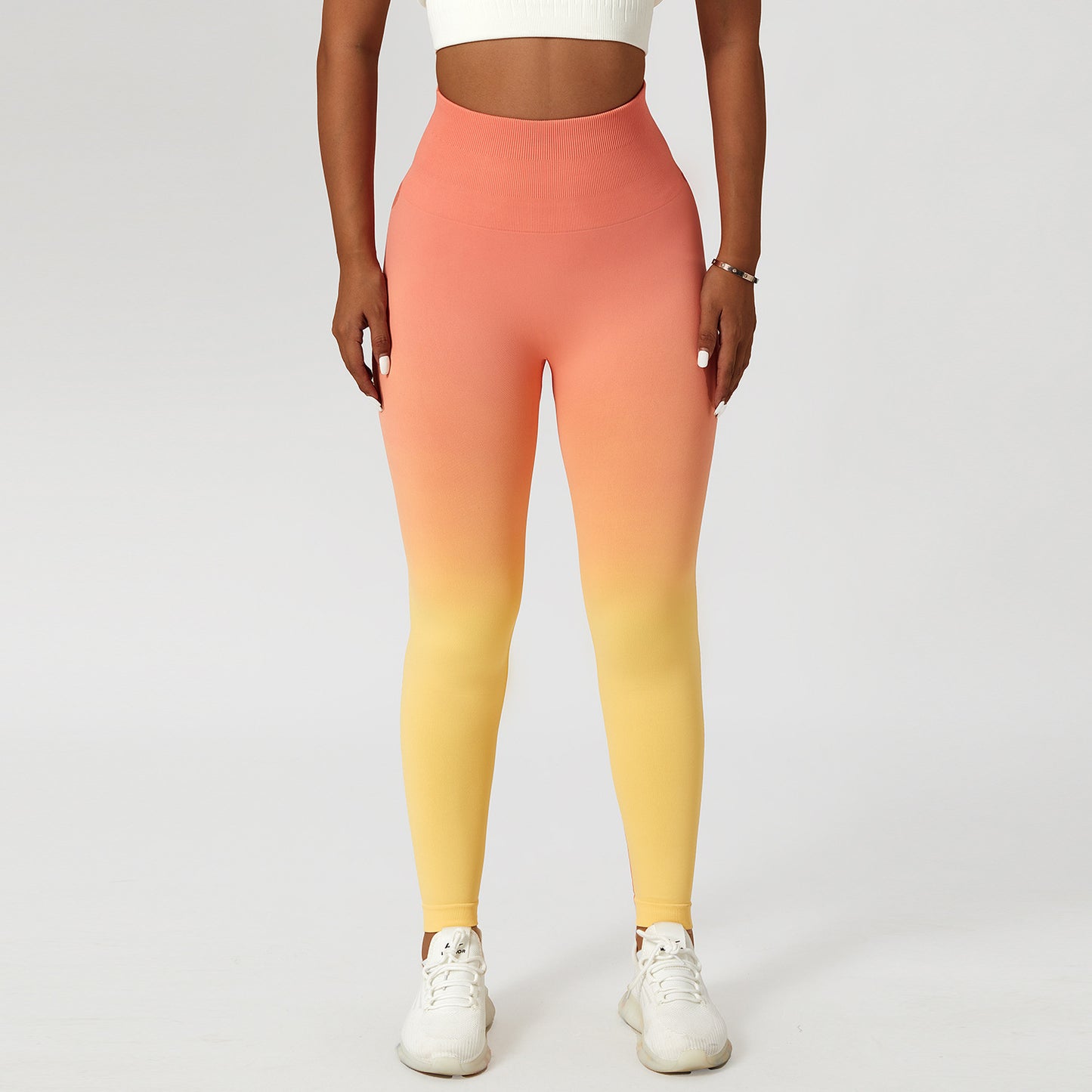 Women's Gradient High Waist Sports Leggings For Fitness Yoga Outdoor - LAKD London
