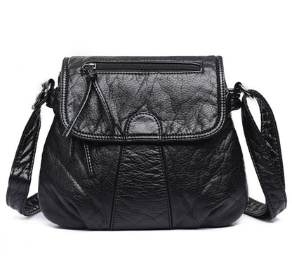 Women's Luxury Designer Leather Crossbody Messenger Shoulder Bag - LAKD London