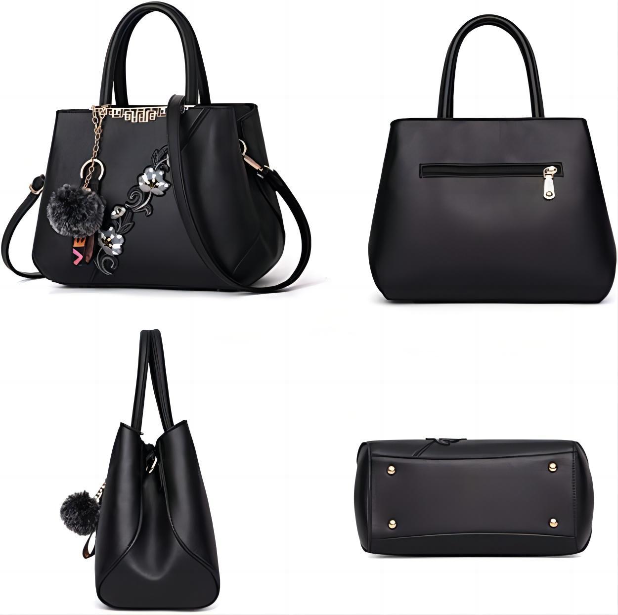 Women's Floral Pattern Crossbody Shoulder Handbag Elegant Everyday - LAKD London