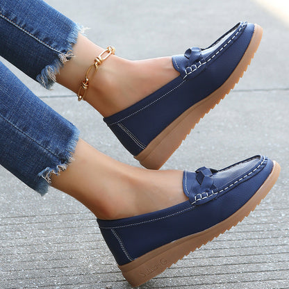 Women's Casual Weave Design Soft Flat Spring Summer Shoes