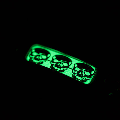 Men's Luminous Skull Titanium Steel Bracelet Bold Fashion Style Accessory - LAKD London