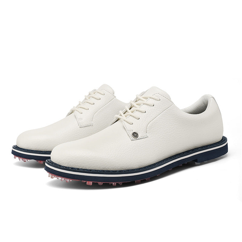 Men's Premium Quality Plus Size Leather Golf Training Sneakers - LAKD London