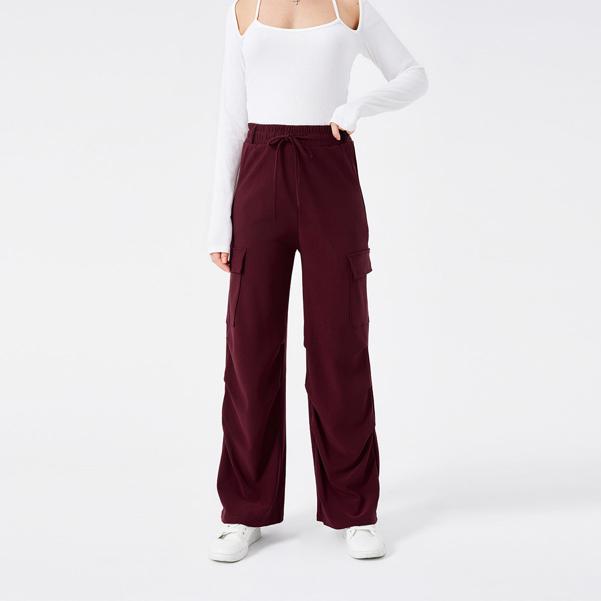 Women's Luxury Wide Leg Pants Casual Relaxed Fit - LAKD London