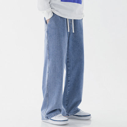 Men's Luxury Casual Plus Size Loose Straight Leg Jeans - LAKD London