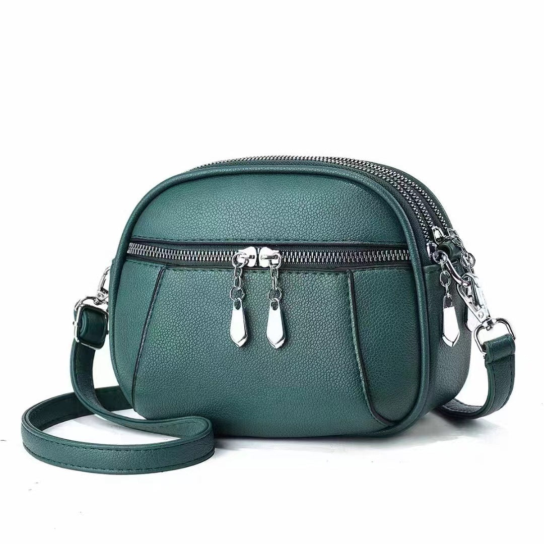 Women's Round Shoulder Multi Pocket Large Capacity Crossbody Bag - LAKD London