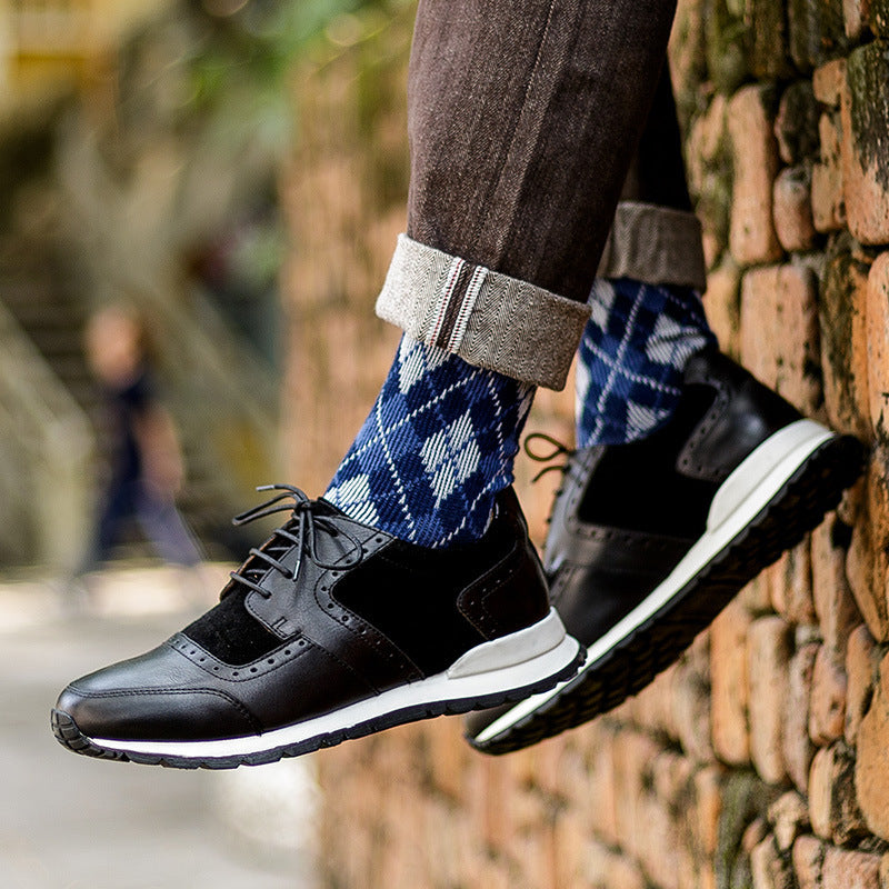 Men's Handmade Breathable Low Top Leather Sports Casual Shoes - LAKD London