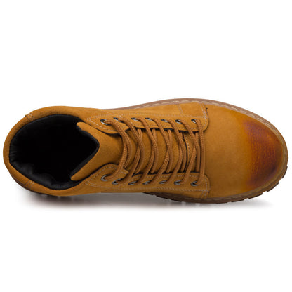 Men's Premium Genuine Cowhide Leather Martin Work Boots - LAKD London