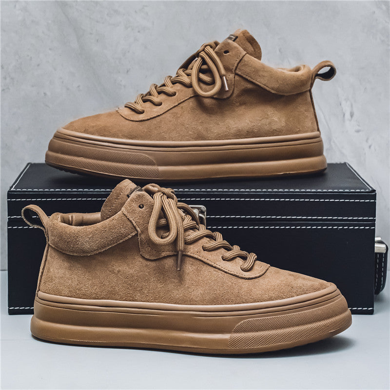 Men's Versatile Suede Sports Board Shoes Casual Everyday Wear Style - LAKD London