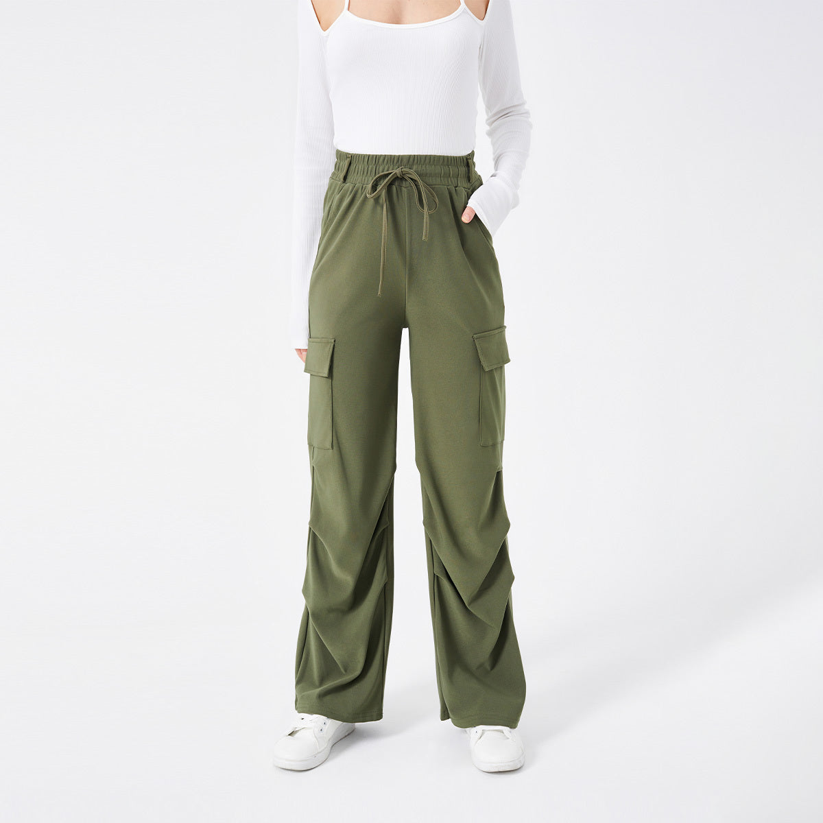 Women's Luxury Wide Leg Pants Casual Relaxed Fit - LAKD London