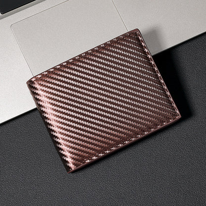 Men's Three-fold Carbon Fiber Wallet by Lakd London - LAKD London