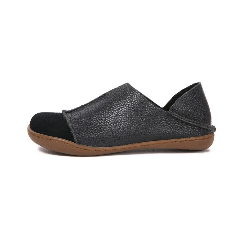 Womens Comfortable Leather retro sneakers | Soft tendon sole Shoes - LAKD London