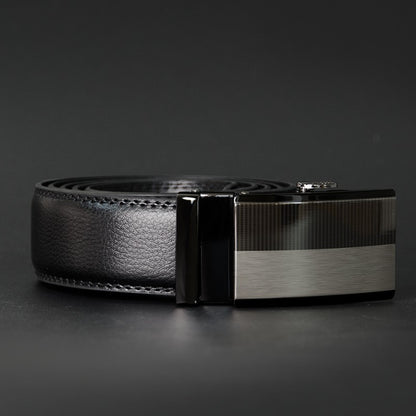 Men's Simple Business Formal Leather Belt Automatic Buckle Classic Style - LAKD London