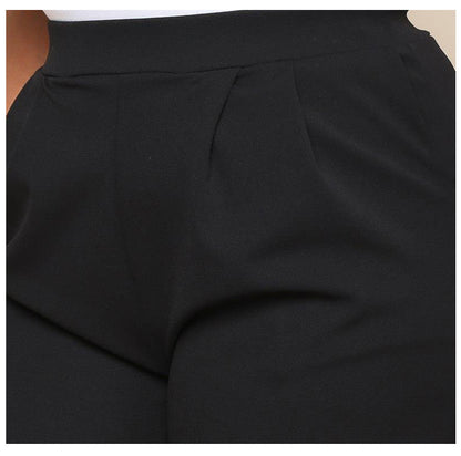 Women's Premium Knitted Wide Leg Pants Soft Stretch Fit - LAKD London