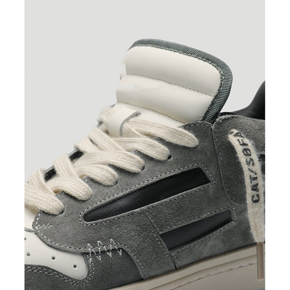 Mens Genuine Leather Sneakers | Breathable Retro Niche Original Design Shoes - LAKD London