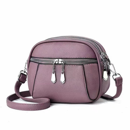 Women's Round Shoulder Multi Pocket Large Capacity Crossbody Bag - LAKD London
