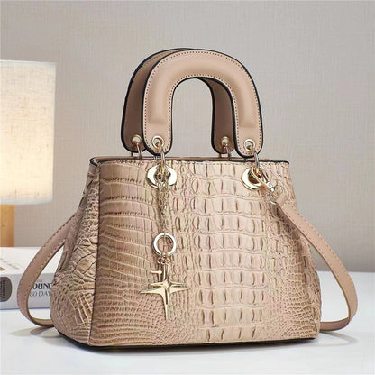 Women's Stylish Glossy Pu Shoulder Messenger Hand Bag