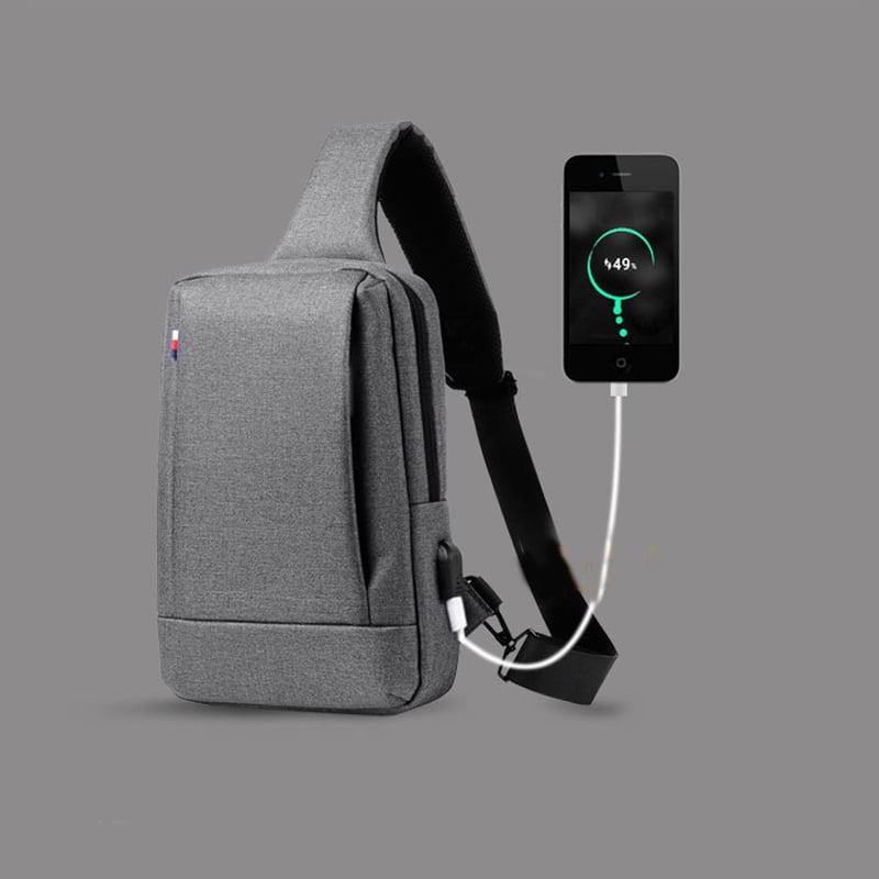 Men's Waterproof Urban Crossbody Sling Backpack Casual Everyday Travel Bag