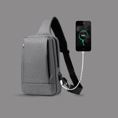 Men's Waterproof Urban Crossbody Sling Backpack Casual Everyday Travel Bag