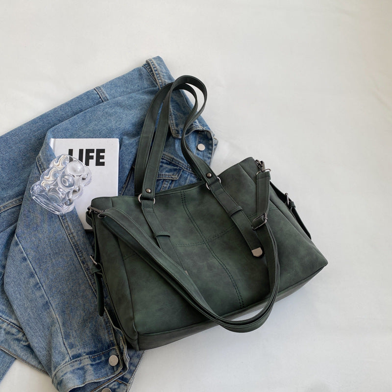 Women's Casual Velvet Large Capacity Tote Bag Everyday Travel - LAKD London
