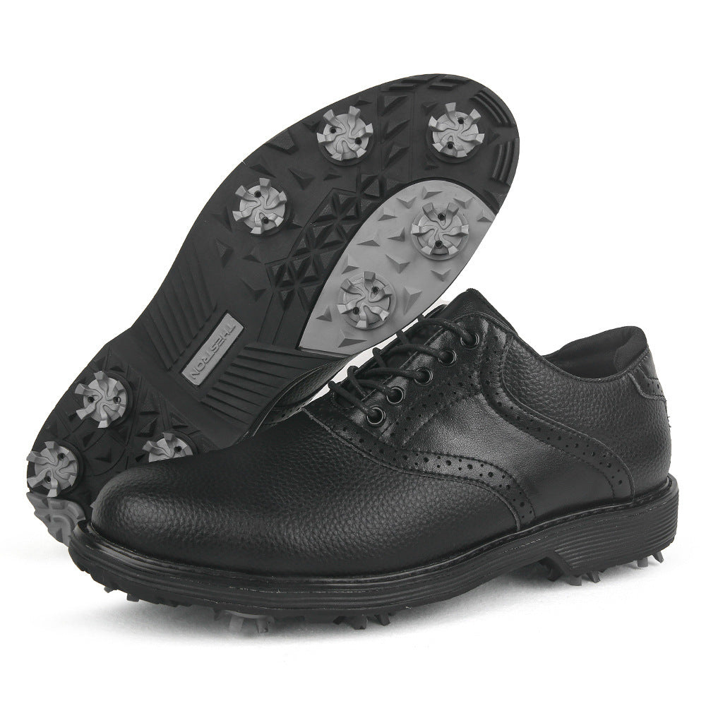 Men's Bullock Oversized Style Golf Shoes Flat Rubber Sole - LAKD London