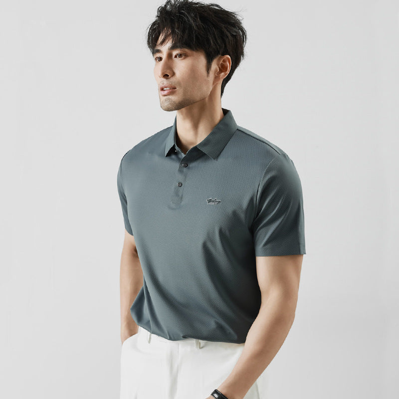 Men's Light Luxury Summer Short Sleeve Polo T-shirt - LAKD London