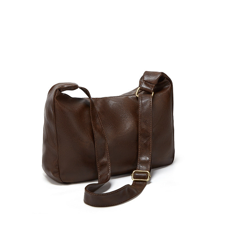 Women's Solid Colour Retro Large Capacity Shoulder Tote Bag Everyday - LAKD London