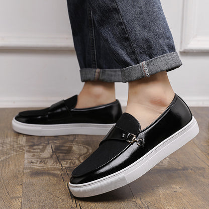 Men's Business Slip-on Casual Leather Shoes Smart Office Wear - LAKD London