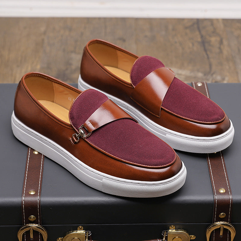 Men's Business Slip-on Casual Leather Shoes Smart Office Wear - LAKD London