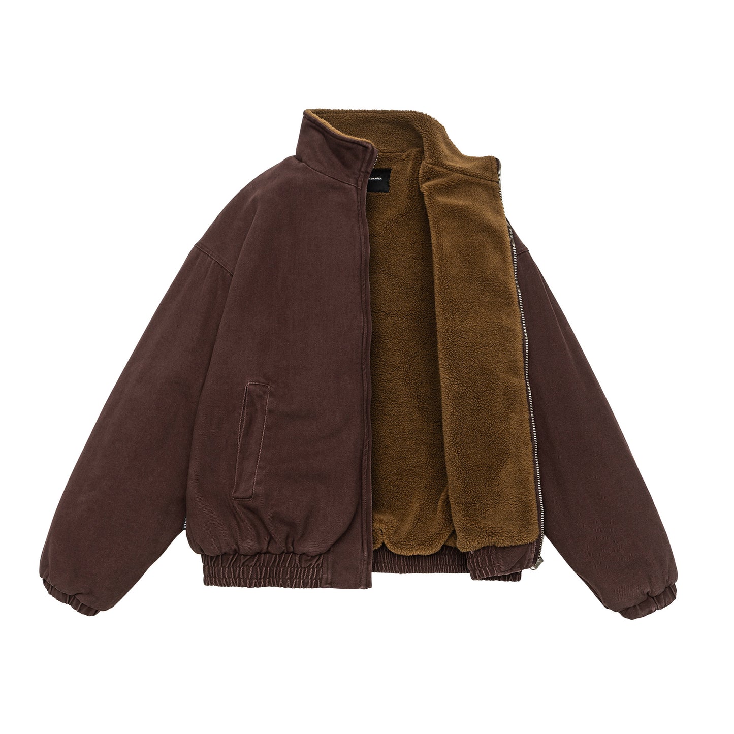 Men's Lamb Wool Lined Winter Cardigan Jacket Warm Casual - LAKD London
