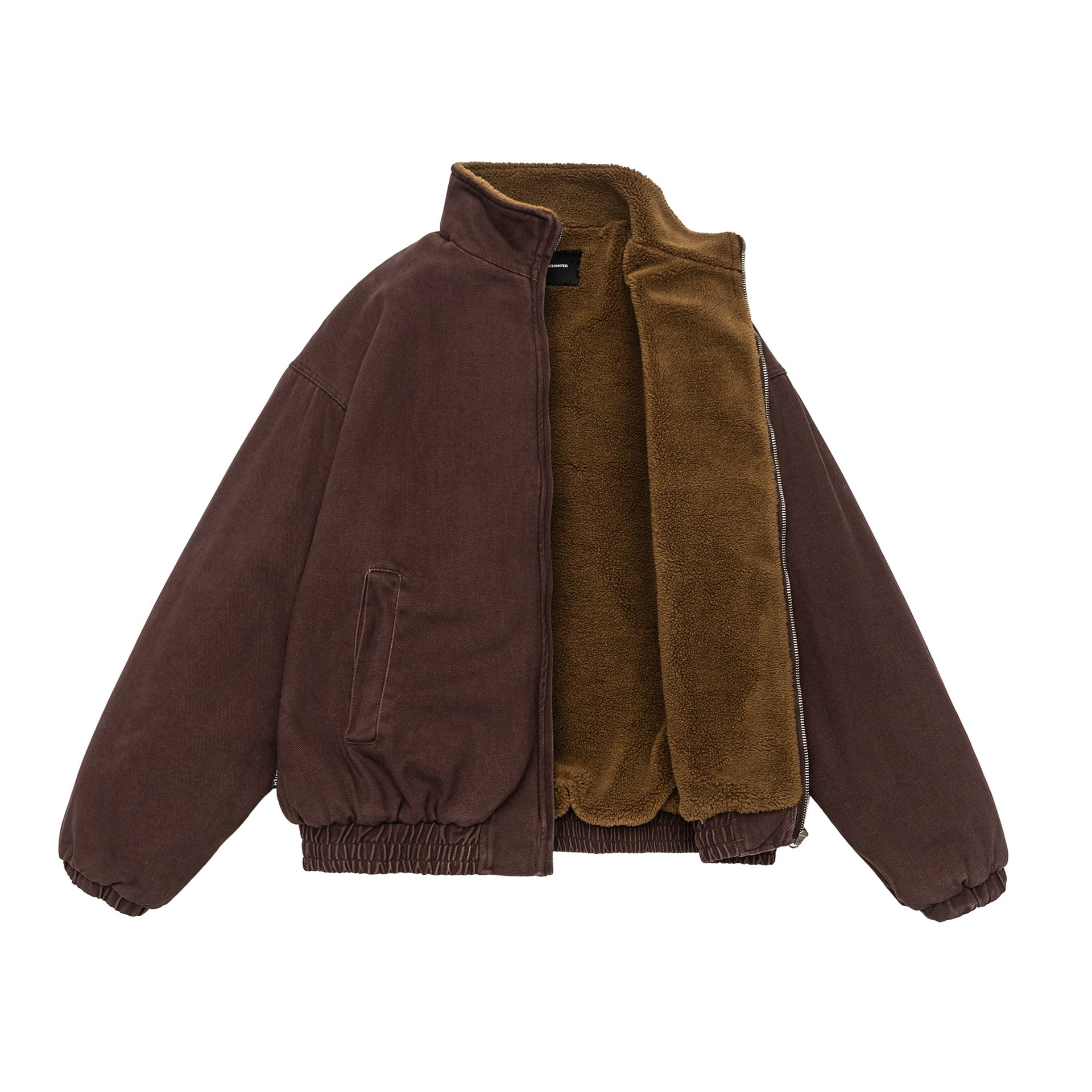 Men's Lamb Wool Lined Winter Cardigan Jacket Warm Casual - LAKD London