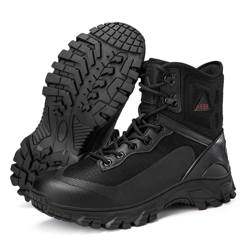 Men's Mountaineering Wear Resistant Heavy Duty Outdoor Hiking Trail Shoes - LAKD London