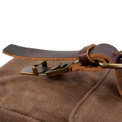 Men's Business Travel Crossbody Bag Canvas Document Shoulder Carry - LAKD London