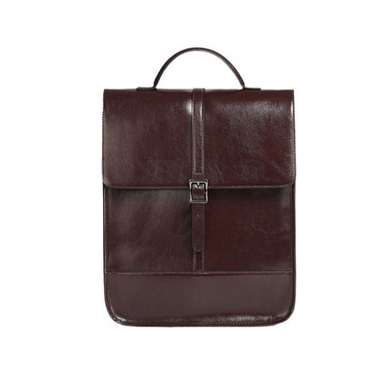 Women's British Style Waterproof Leather Travel Backpack Vintage - LAKD London