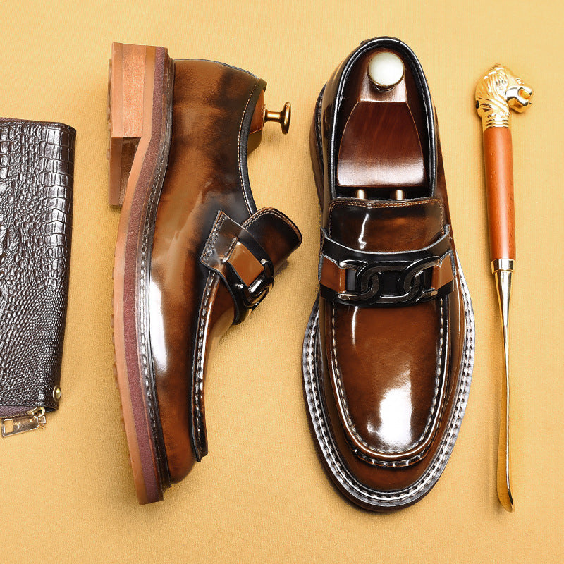Men's Business Casual Horsebit Buckle Loafers British Style - LAKD London