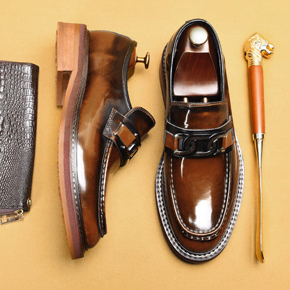 Men's Business Casual Horsebit Buckle Loafers British Style - LAKD London