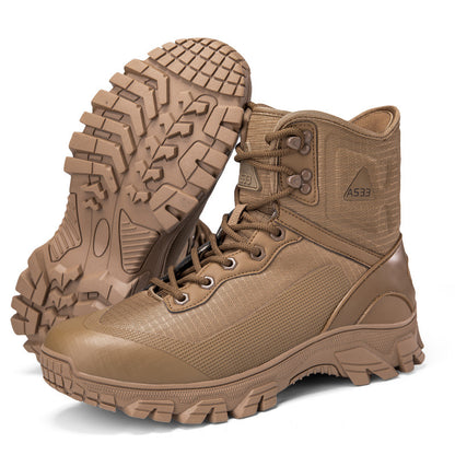 Men's Mountaineering Wear Resistant Heavy Duty Outdoor Hiking Trail Shoes - LAKD London