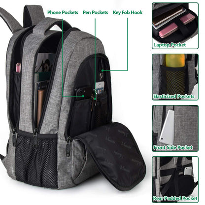 Mens Large Capacity Multifunctional Travel Backpack by Lakd London - LAKD London