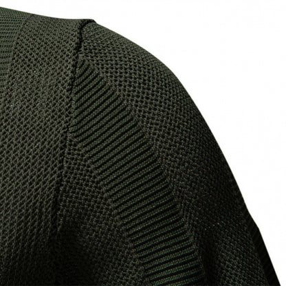 Men's Summer Textured Striped Hollow Short Sleeve Polo Shirt - LAKD London