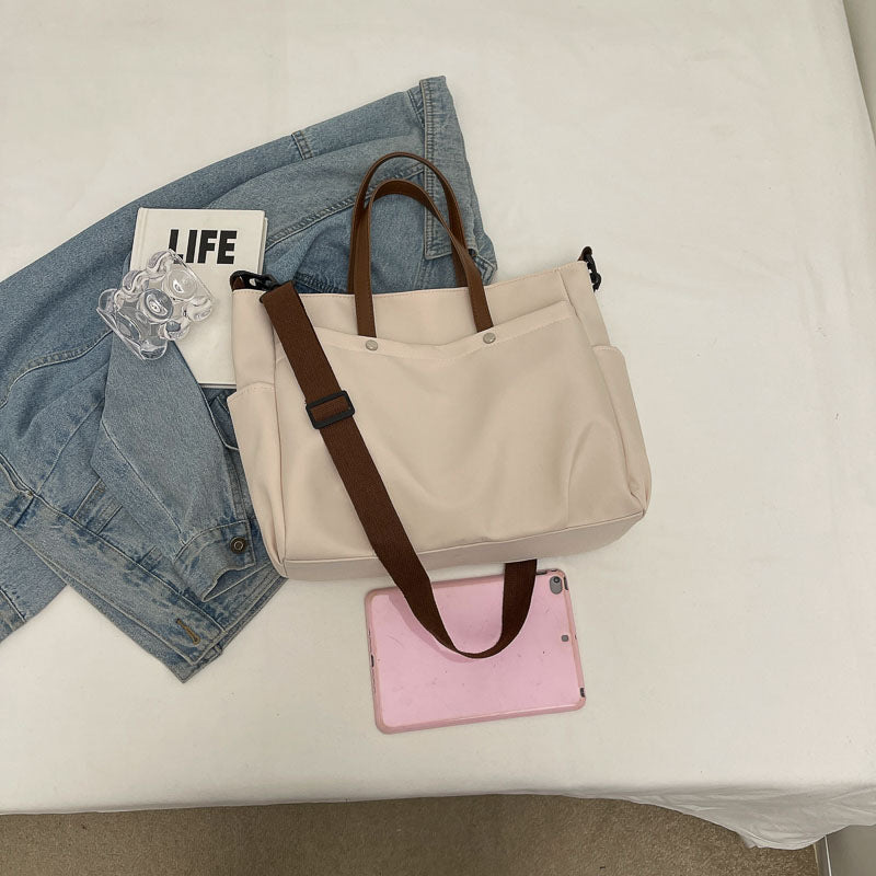 Women's Casual Simple Shoulder Tote Bag Large Capacity Everyday - LAKD London