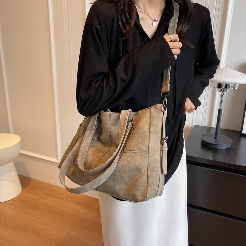 Women's Casual Velvet Large Capacity Tote Bag Everyday Travel - LAKD London